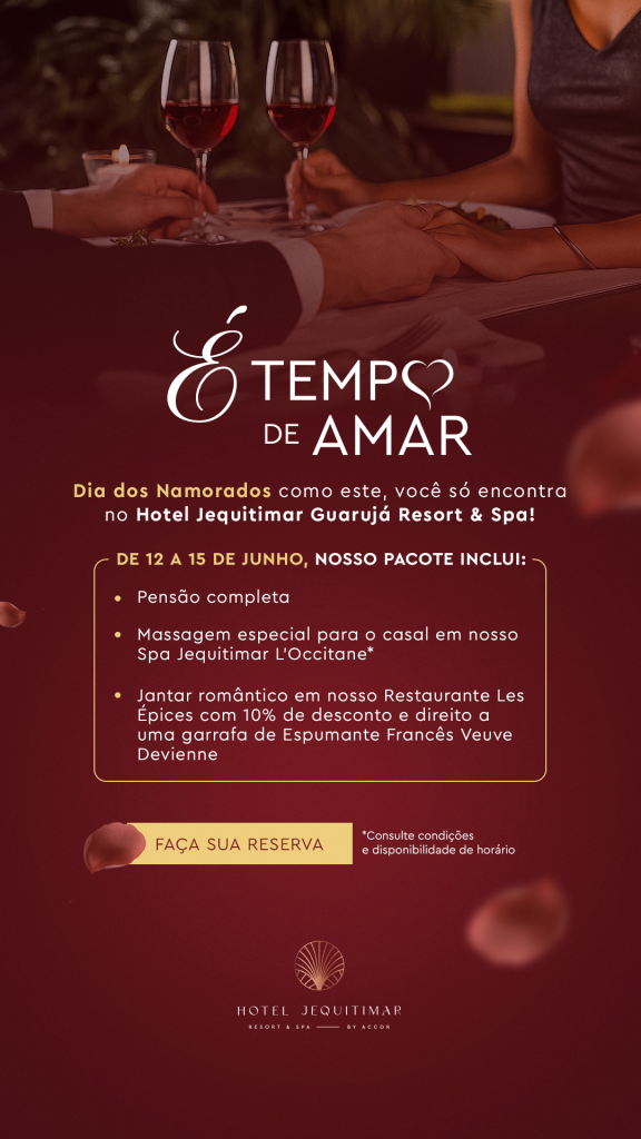 imagem mostra cartaz do Dia dos Namorados no Jequitimar