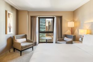 intercontinental-suite imagem mostra quarto de suite de hotel